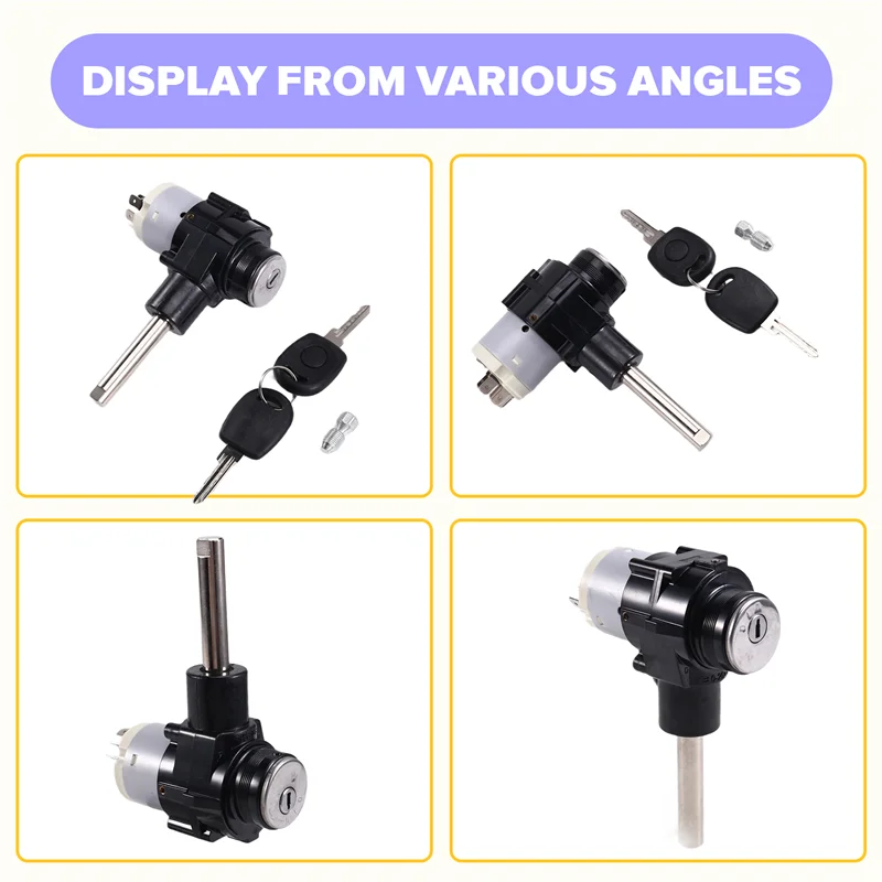 

6U0905851 Lock Cylinder Combination Switch For VW Skoda Seat Car Door 6U0905851A