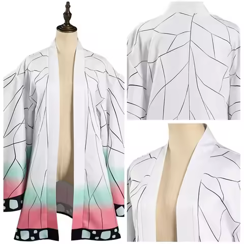 2026 halloweenDemon Slayer Kimetsu No Yaiba Kochou Shinobu Cosplay Costume Coat Adult Outfit Kimono Clothes