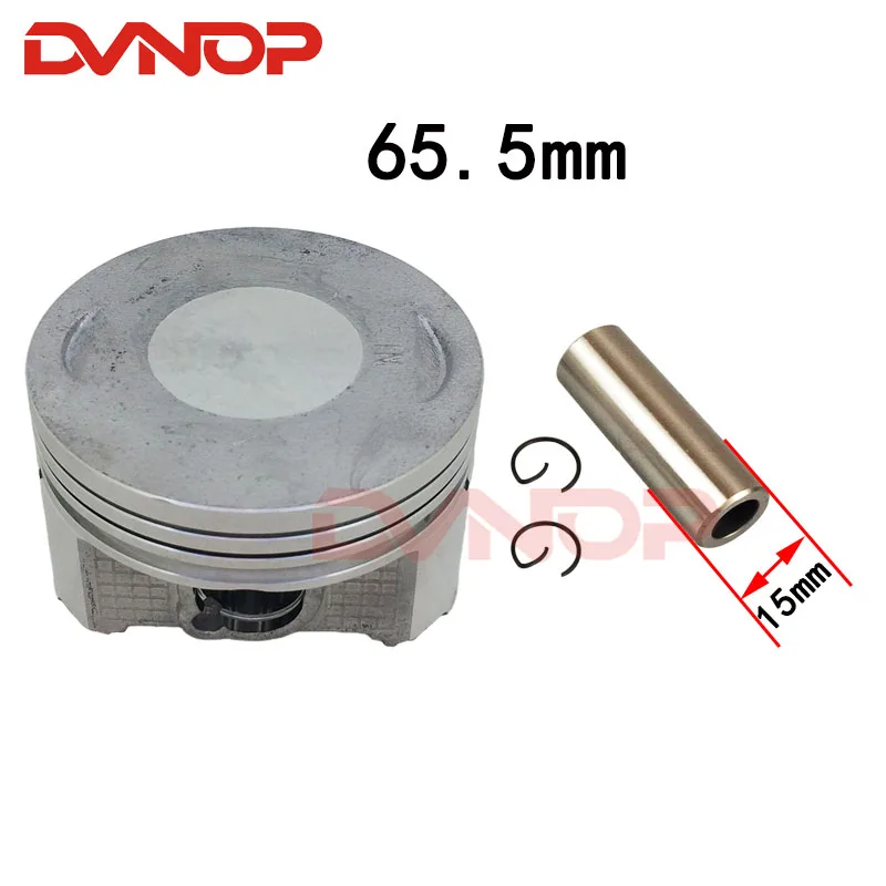 65.5mm Piston 15mm Pin Ring Set Fit for Zongshen Loncin 250cc CB250 Engine ATV Quad Bike Motorcycle HH-115