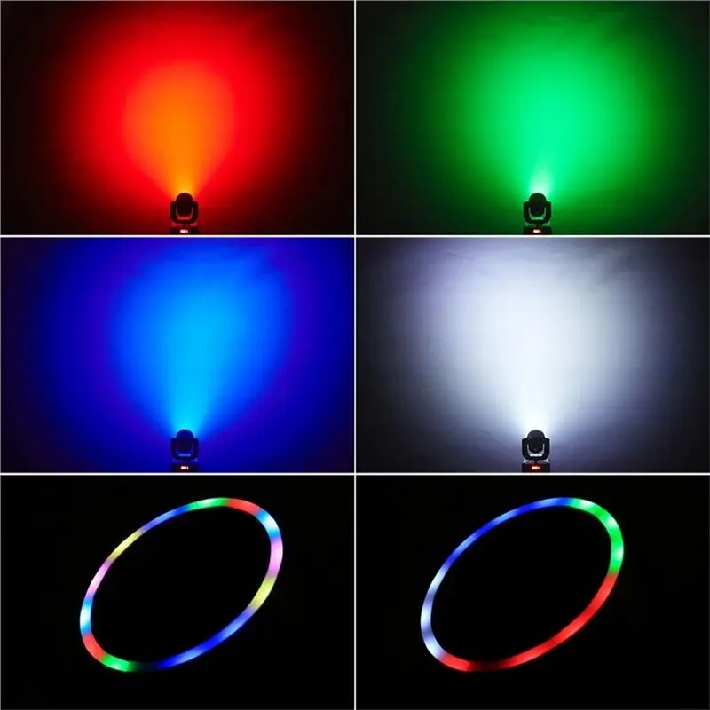 Moving Head Lights Stage Effect Lighting DJ Lights Color Mixing Effects For Party KTV Bar Club US Plug-B51B