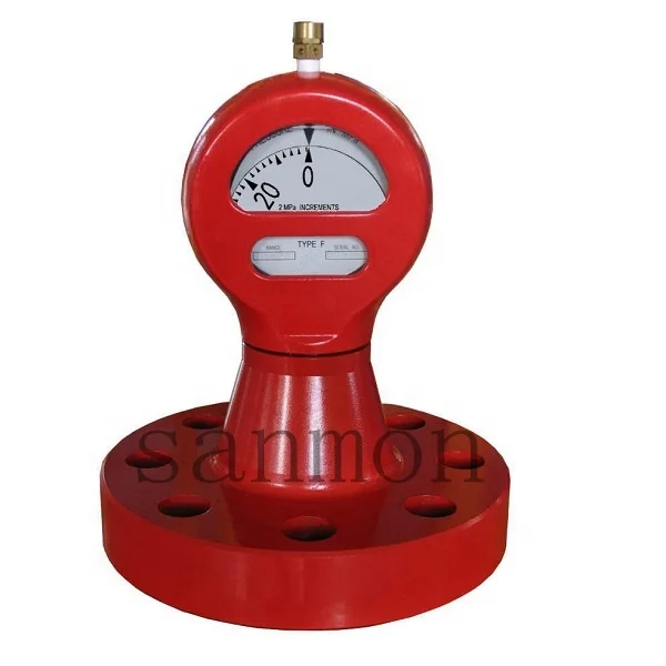 

Oilfield Type F flanged mud pump pressure gauge