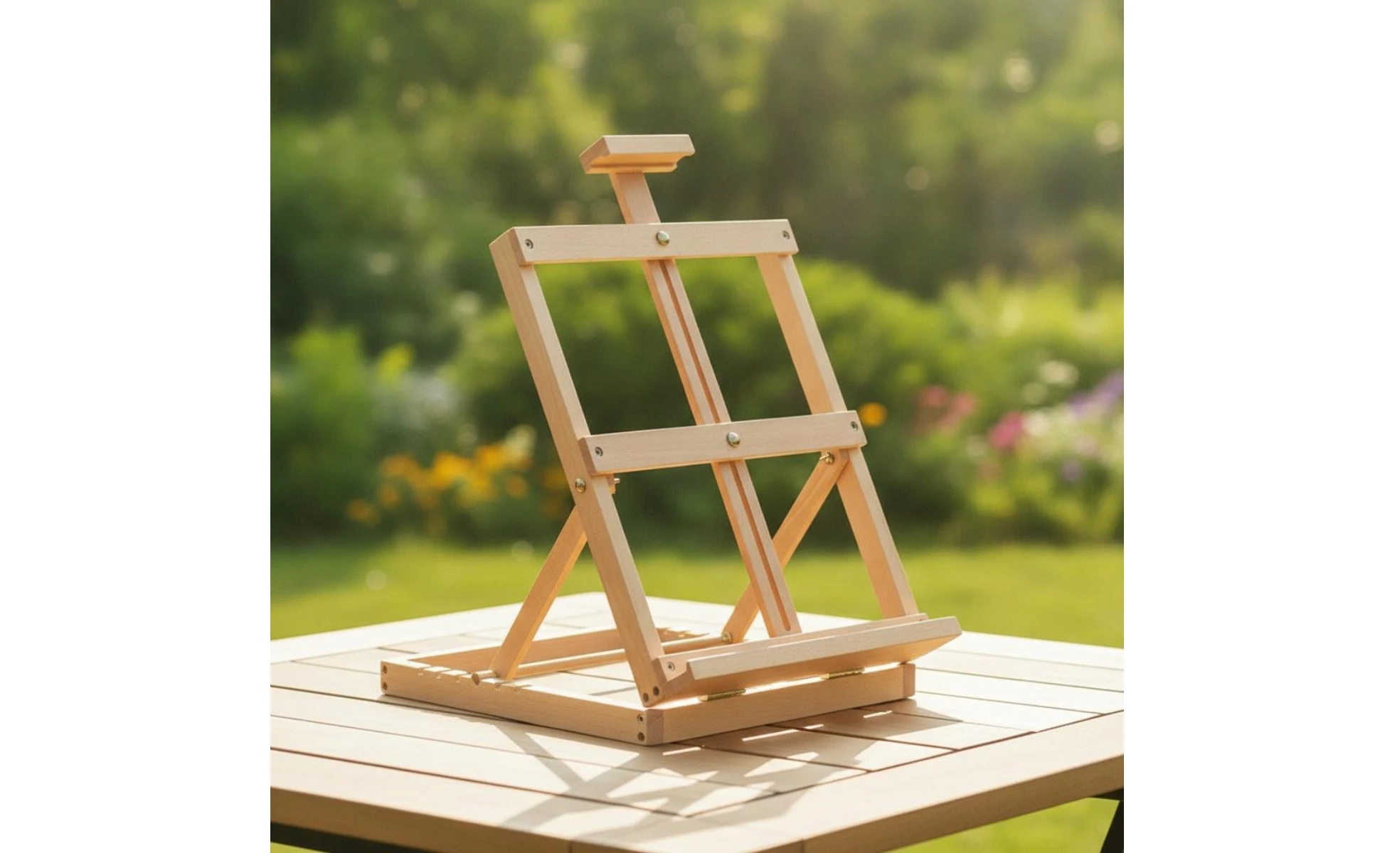 Desktop Sketchbox Easel Beechwood Artist Box with Easel Painting Stand Portable Art Supply Wooden for Hobby Painters
