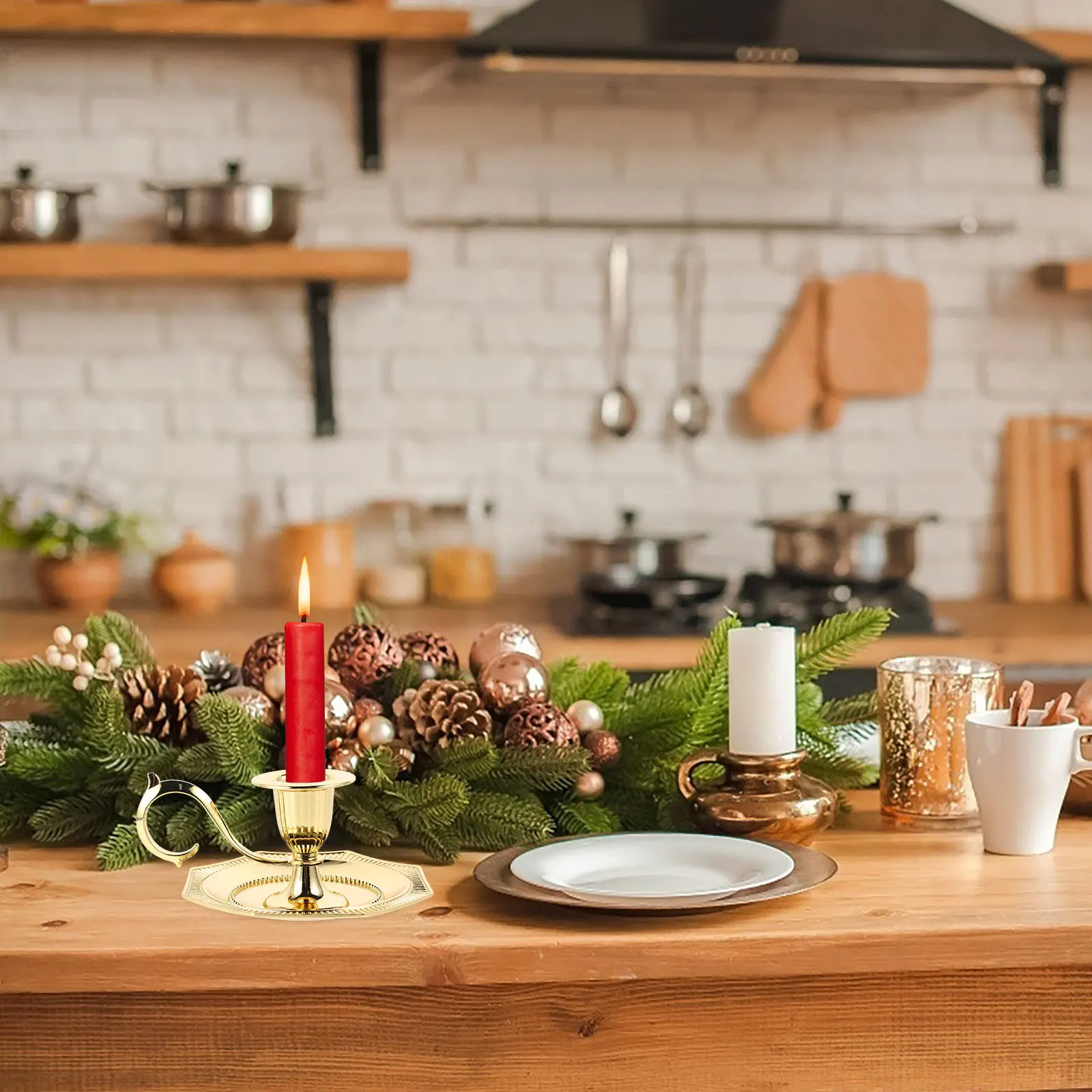 

Holder Centerpiece Vintage Metal Goblet Design - Alloy Stand for Wedding Festive Spiritual Gatherings Decoration