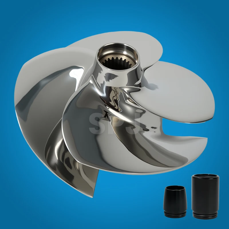 

Импеллер для гидроцикла из нержавеющей стали, 155,5 мм, шаг 11/19, 4 лопасти, с уплотнительной втулкой, подходит для Seadoo GTI SE/GTI STD/GTI 4-TEC SE