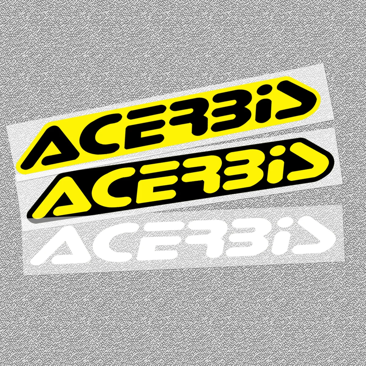 4 Uds Acerbis pegatinas de equipo de ciclismo pegatinas reflectantes impermeables para motocicleta