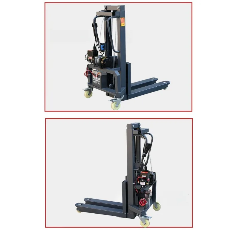 شاحنة البليت الكهربائية 1.6M 300KG معدات الرفع اللوجستية للمستودعات لعمليات التعامل مع المواد الصناعية