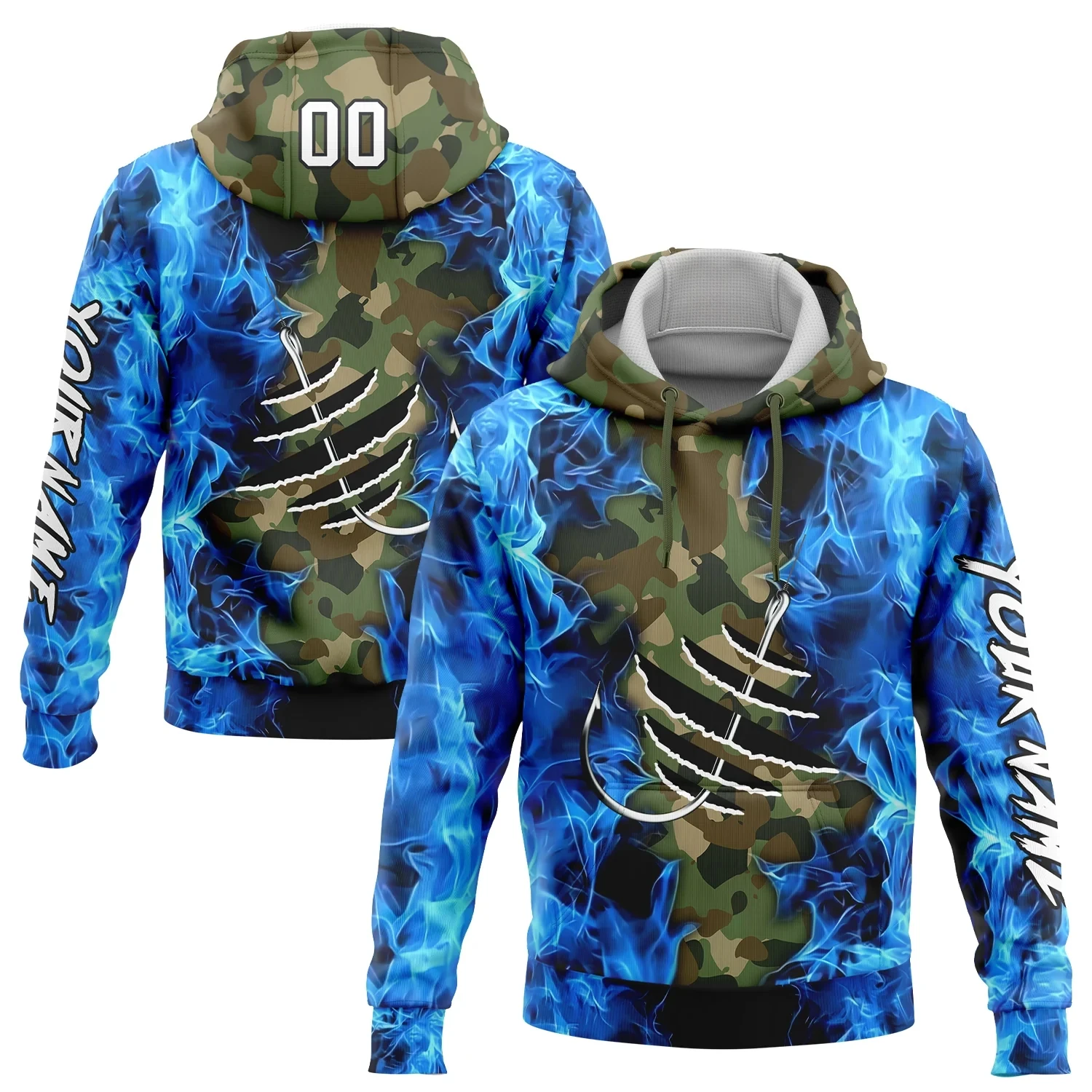 

Custom Name Number Hoodies Navy Red-Steel Gray 3D American Flag And Striped Bass Fish Fishing Sports Pullover Sweatshirt Hoodie