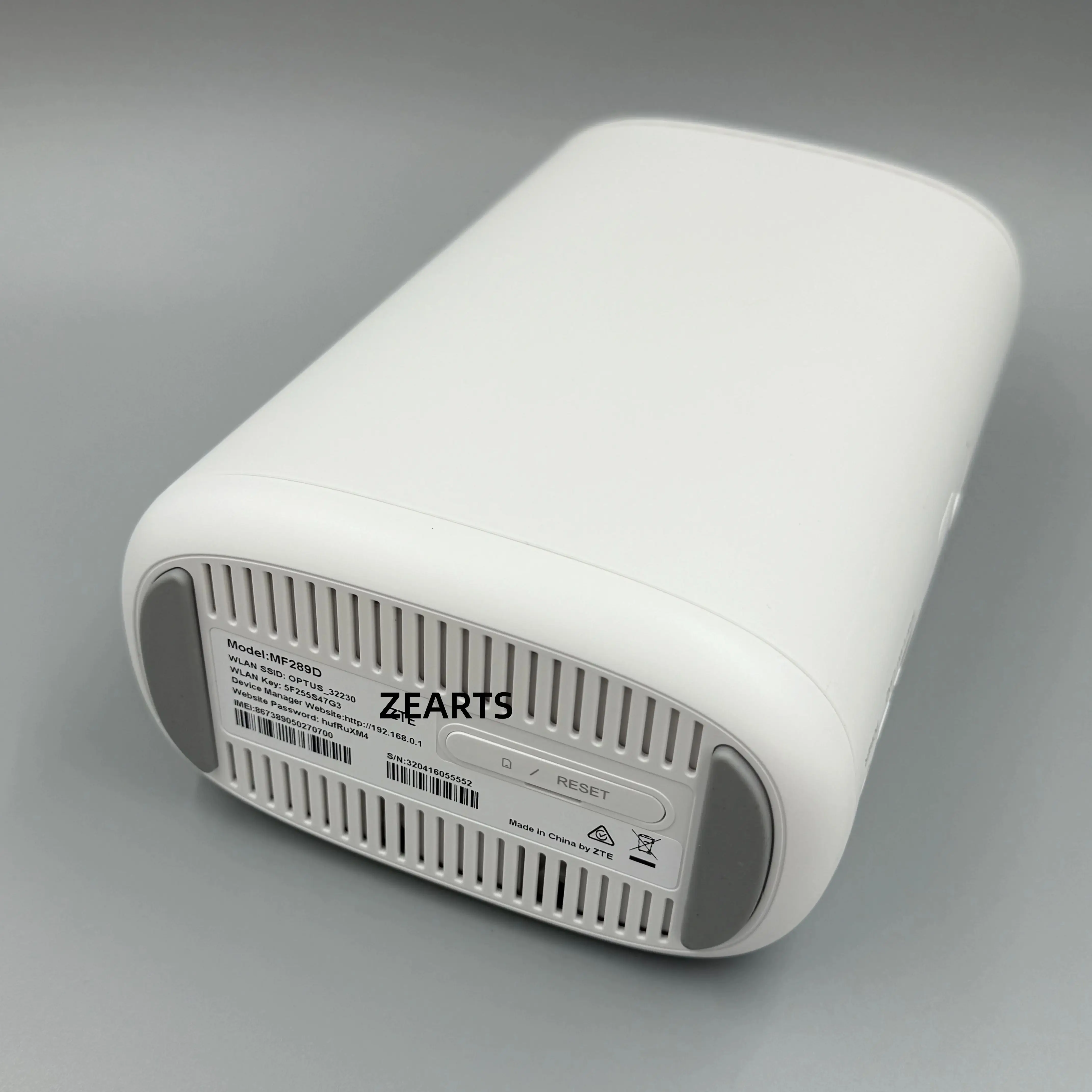 ZEARTS Optus MF289D LTE CPE CAT12/13 WIFI 6 4G Router with 2*Gigabit Port & Firewall Home Hotspot WEP Encryption