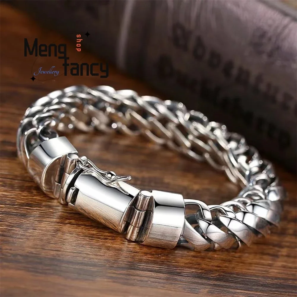 

Personality Retro Men Overbearing Fashion Thai Silver Dragon Bone Chain Bracelet Exquisite High-grade Luxury Quality Jewelry