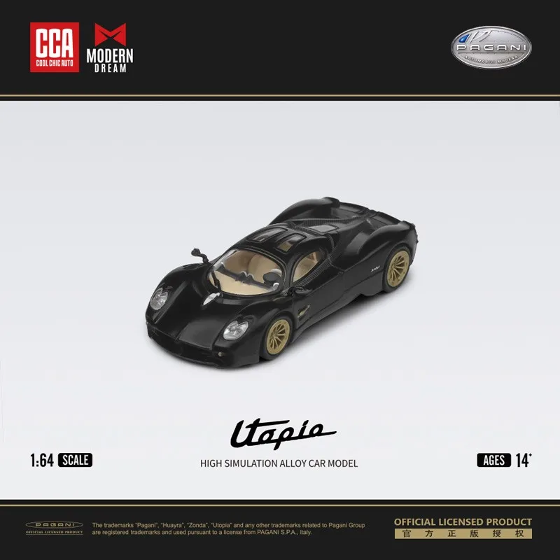 Modern Dream CCA 1:64 Utopia Pagani Collection die cast alloy car model decoration gift