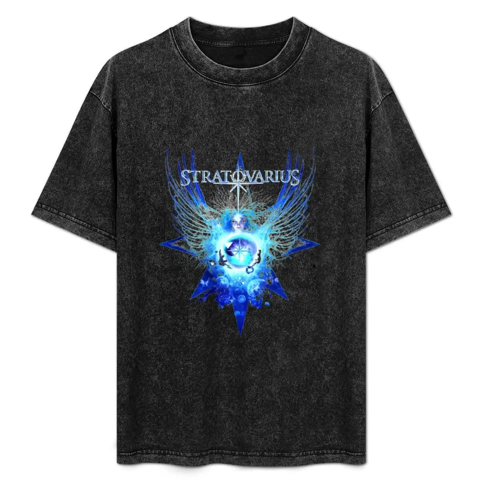 

best selling of stratovarius T-Shirt luxury designer blue lock blanks croswit shirt man vintage t shirt men