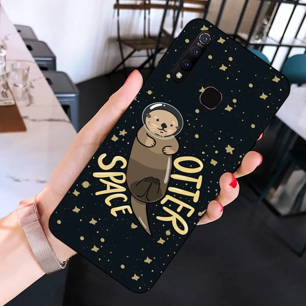 Cute Otter Lutra lutra Phone Case For Huawei Y9 6 7 5 Prime Enjoy 7s 7 8 plus 7a 9e 9plus 8E Lite Psmart Shell