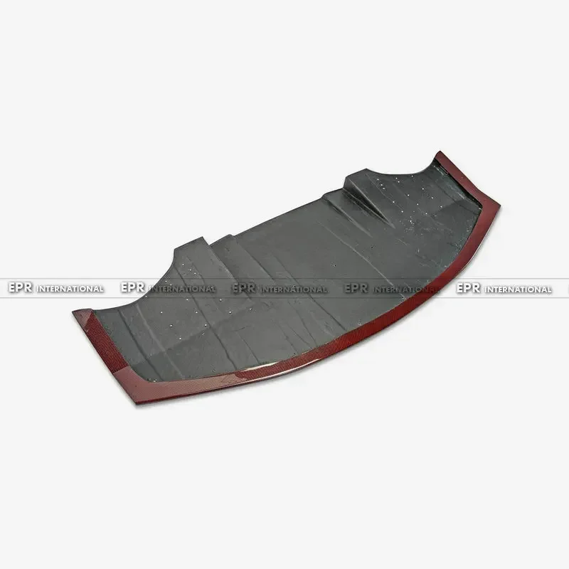 Red Carbon Fiber Front Splitter For Mitsubishi EVO 8 9 VTX Cyber  (Track Version) Evolution Front Lip Tuning Part Car-styling