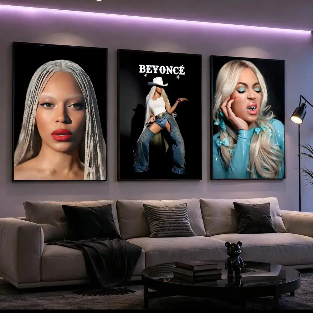 Beyoncé Poster HD Waterproof Self-Adhesive Wall Art – Multi-Scene Use, Top Gift Pick