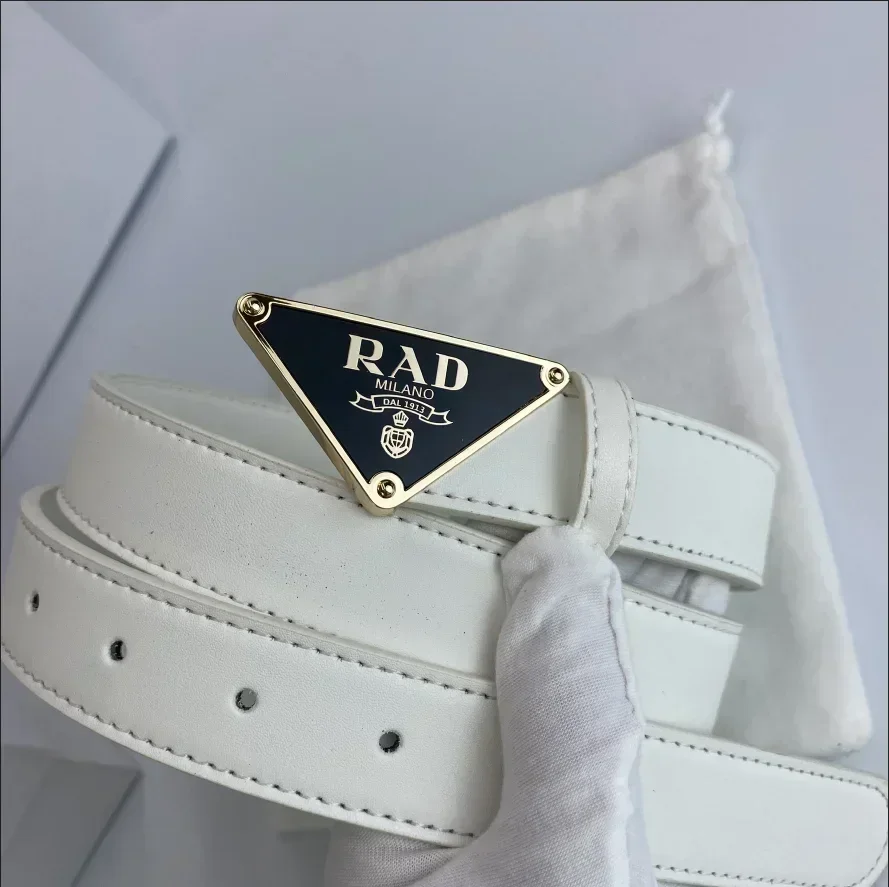 

Triangle Belt P Letter Men's and Women's High-end Belt Casual Hundred with Shorts Skirt Business Dress Jeans Belt