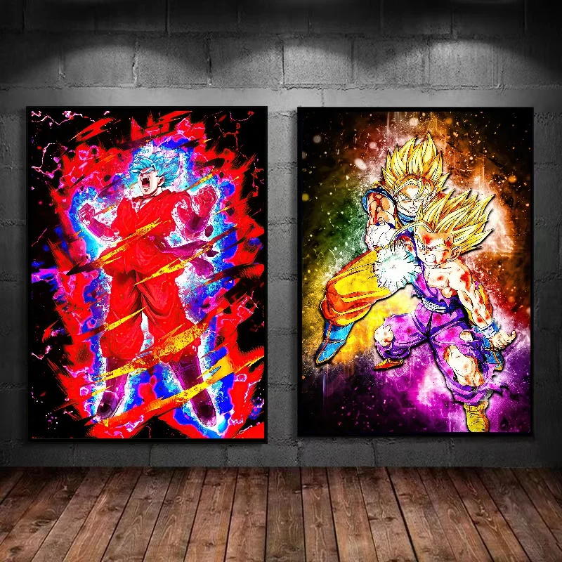 Classic Japanese Anime Broli HD Canvas Painting Dragon Ball Poster Prints Mural Pictures Wall Art Living Room Anime Home Decor