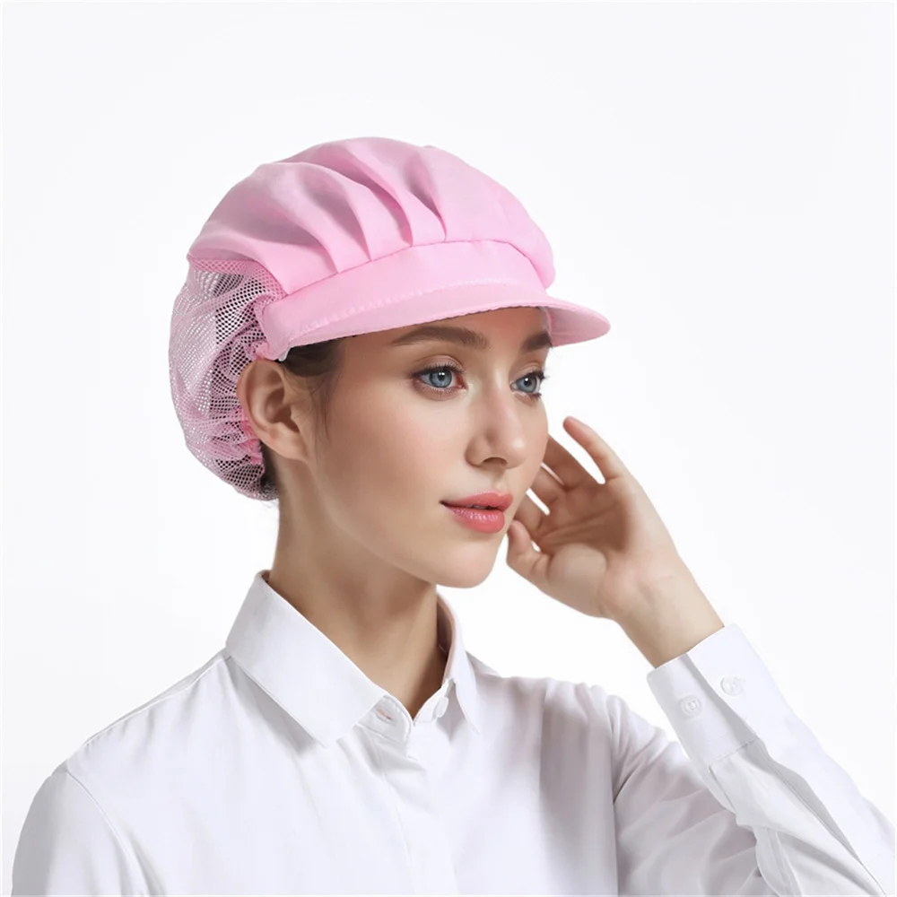 1PC Adjustable Chef Hat For Work Reusable Kitchen Cooking Food Service Mesh Breathable Safety And Health Accessories Hat