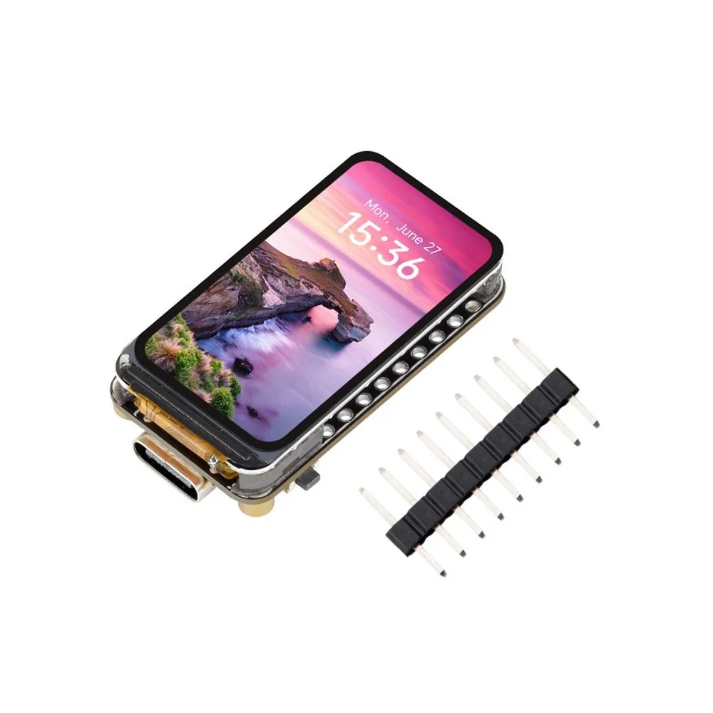 ESP32-C5 32-bit Development Board 1.47 Inch 172×320 LCD Display Wi-Fi6 Zigbee Thread USB Type-C WS2812 RGB LED for AIoT Project