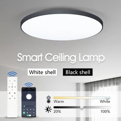 Smart LED Ceiling Light APP Luster Remote Control Appliance 36W 50W 80W interior Home Decor Fixture Bathroom Bedroom