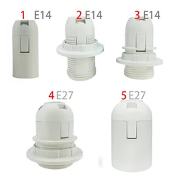 Screw E14 E27 LED Light Bulb Lamp Base Cap Power Holder Electric Pendant Socket Lamp Shade Converter 220V 110v F1