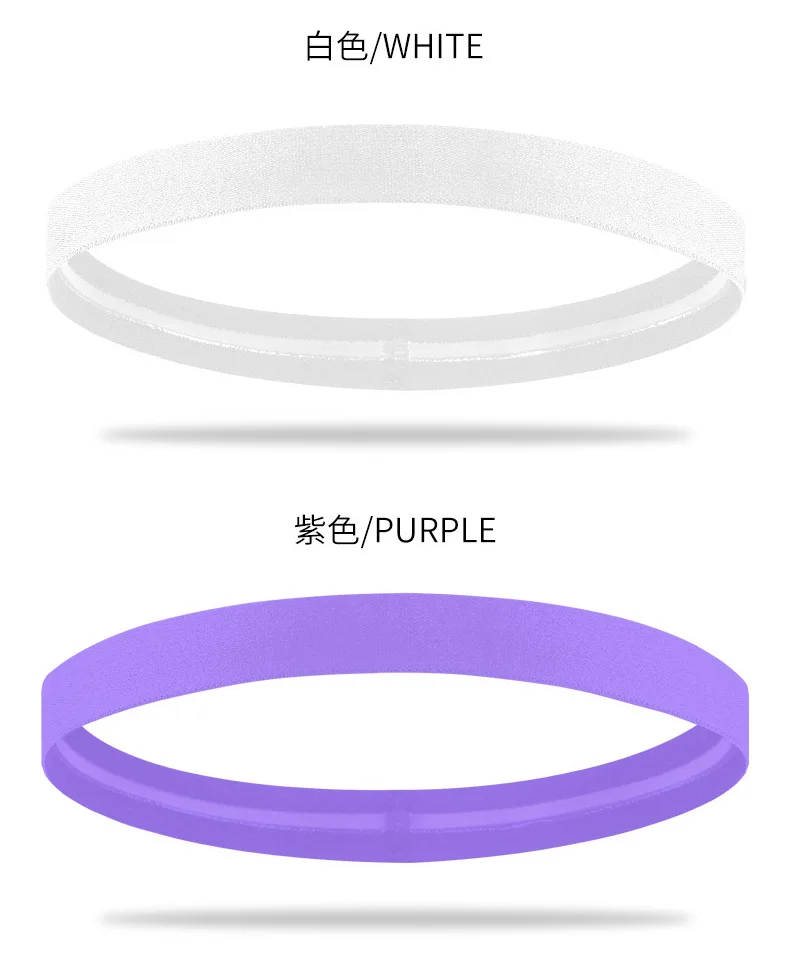 Sportliches, hochelastisches Yoga-Lauf-Fitness-Stirnband aus Silikon, rutschfest, schweißabsorbierend, schweißableitend. – Detail 8