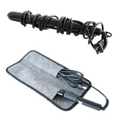Hair Straightener Storage Bag Curling Iron Carrying Case Anti-scald Hair Iron Straightener Curler Iron Pouch Heat Resistant Mat