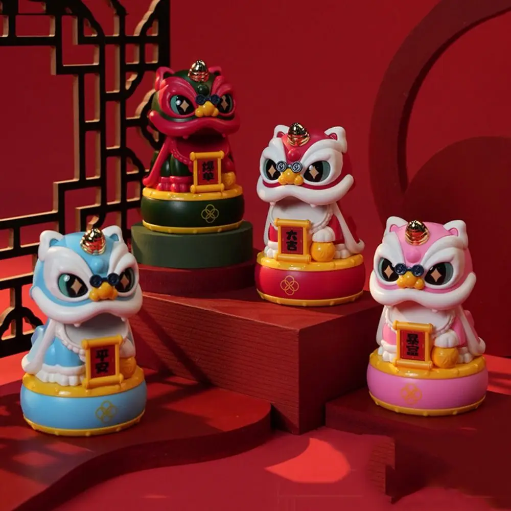 

Автоматическая танцующая фигурка льва на солнечной батарее с качающейся головой, статуэтка «Счастливый лев», DIY, настольная статуэтка-приветствие, милая мультяшная фигурка льва