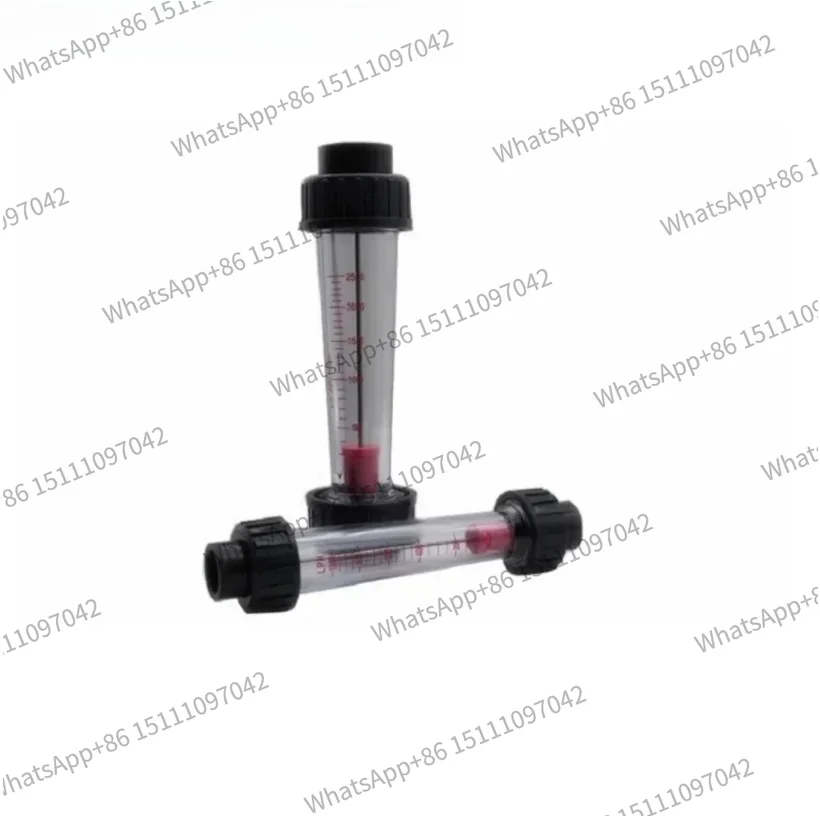 Transparent PVC plastic rotor flowmeter Acid and alkali resistant standard metering rotameter