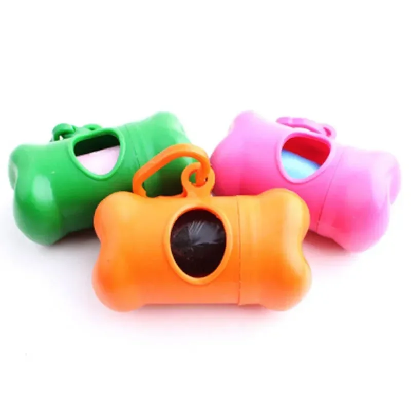 

1 PC Pet Dog Bags Portable Dispenser Bone Type Case For Pet Waste Bags Products For Dogs Pet Product