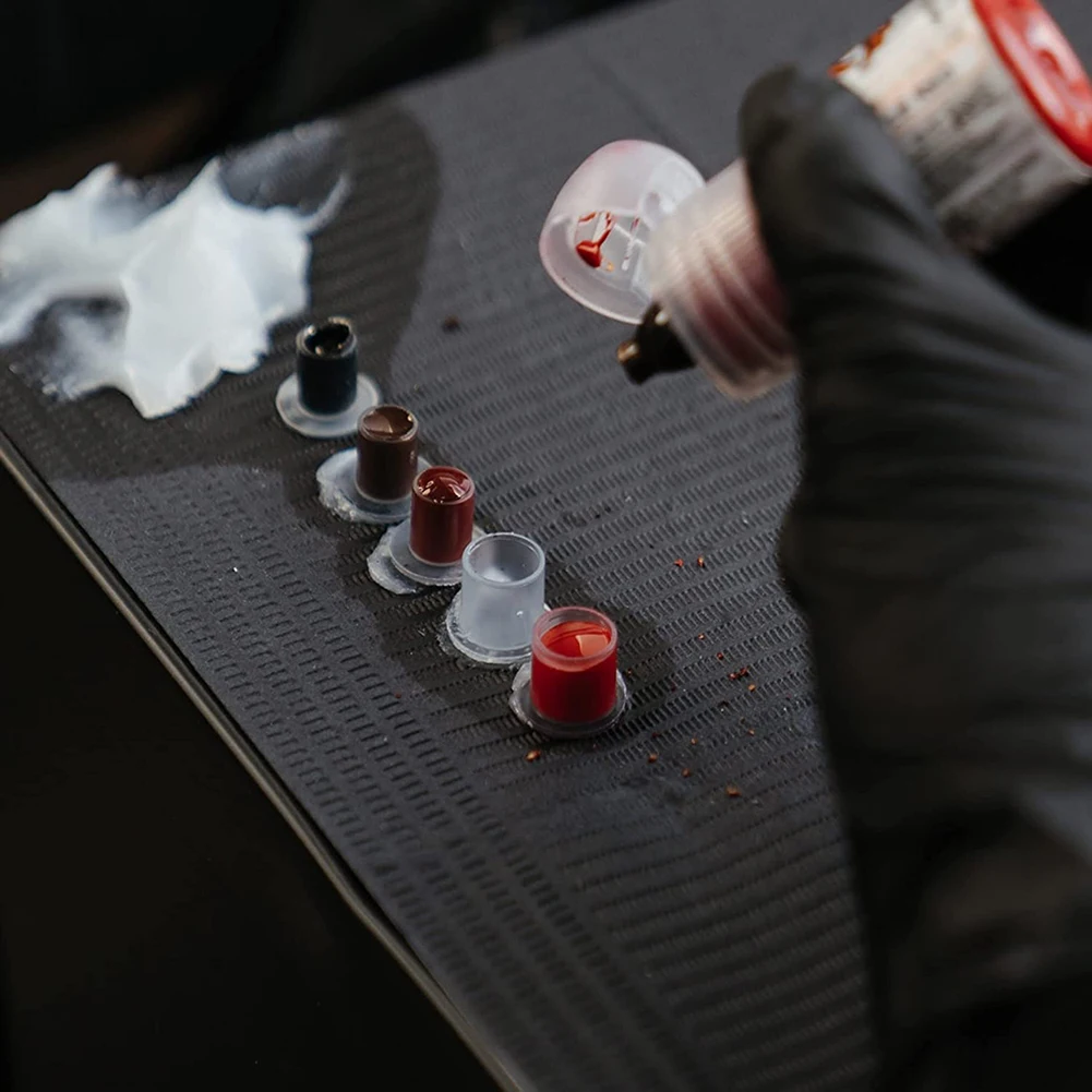For Shipping Extra Cost Plastic Tattoo Ink Cups Caps 11mm Clear self standing Ink Caps Tattoo Pigment Cups Supply image 3