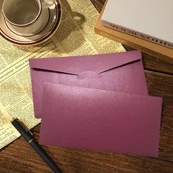 Sobres de papel perlado, sobre creativo Retro, sobre de negocios Europeo, sobre de carta, invitación de boda, 10 unidades por lote