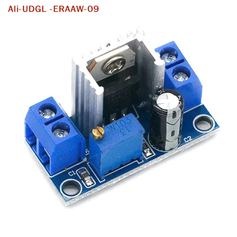 Efficient LM317 DC-DC Converter, Linear Regulator Power Supply with Voltage Adjustment, Circuit Board Step Down Module