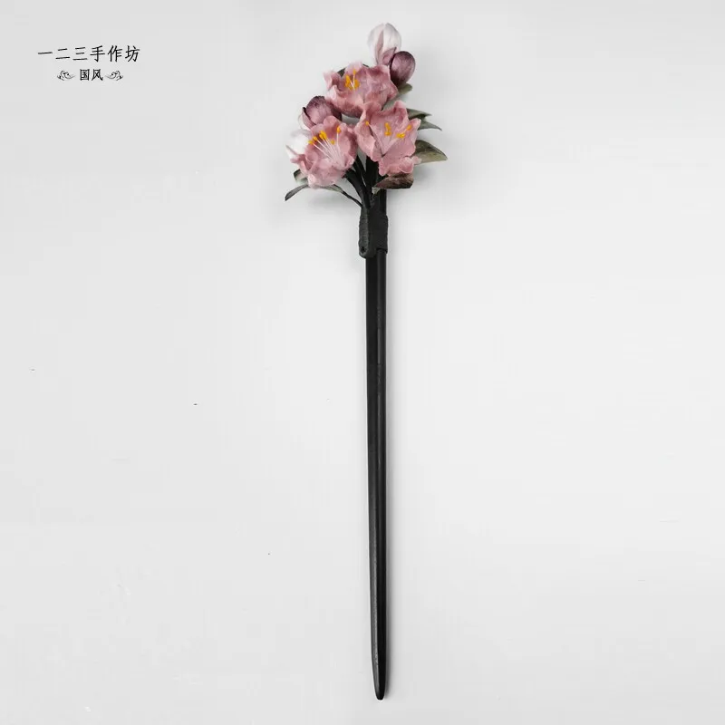 original-tangchun-chinese-intangible-heritage-velvet-hairpin-begonia-vintage-bun-hair-accessory-for-women