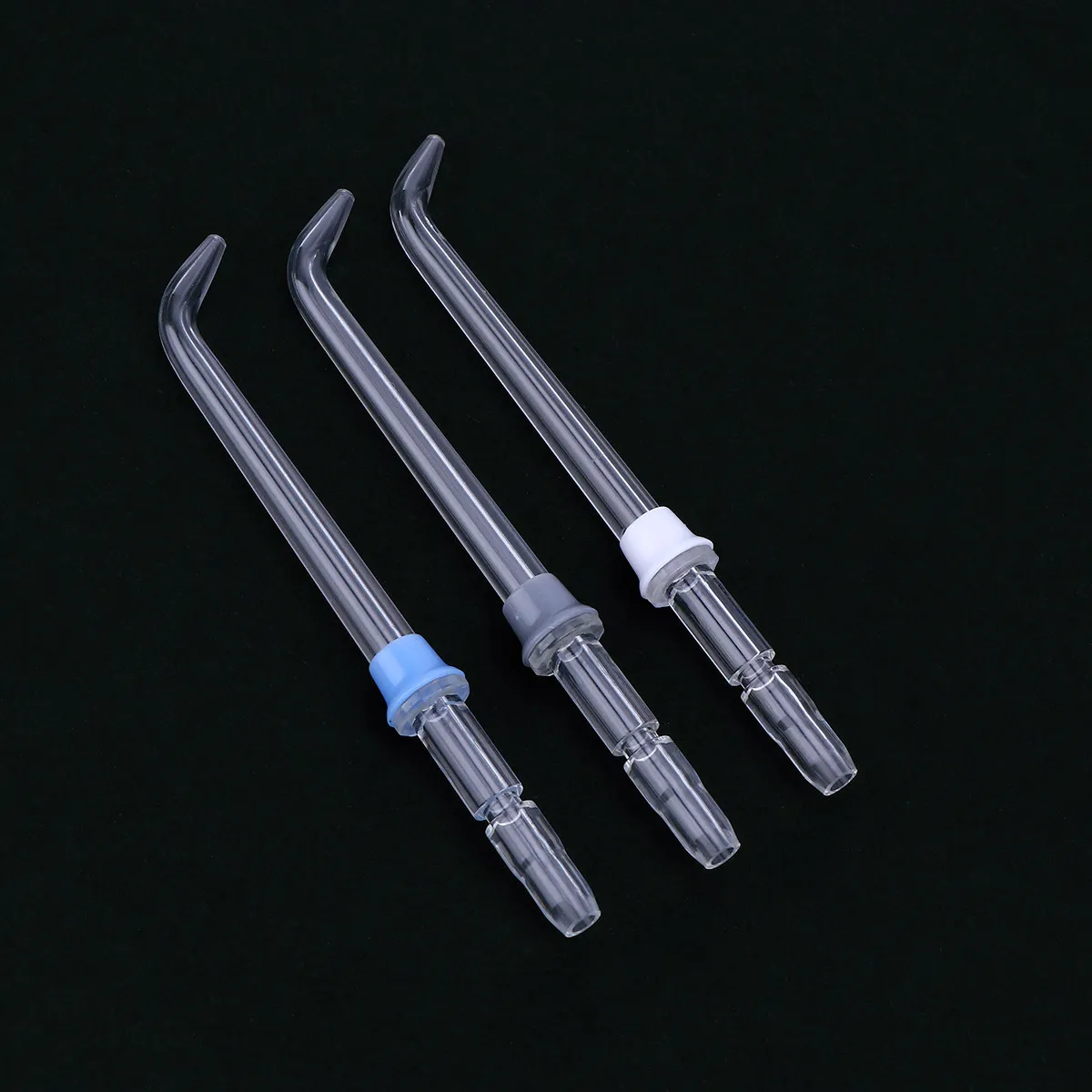 3-teiliges Set Munddusche-Sprühköpfe, Wasserflosser-Düsen, Ersatz-Zahnreiniger-Griffzubehör für den Heimgebrauch bei Parodontitis