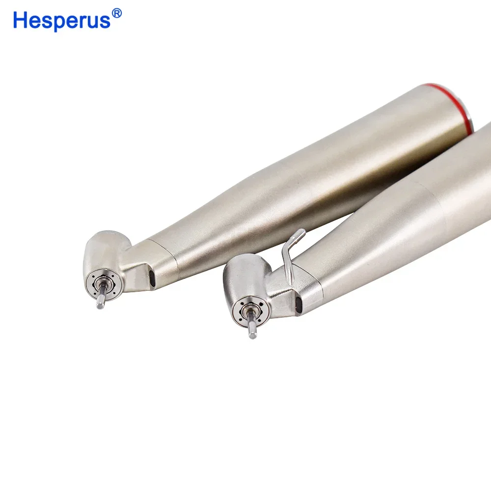 Den tal Handpiece 45 Degree with LED Fiber Optic 1:4.2 Increase Slow Contra-Angle Electric Micro Motor