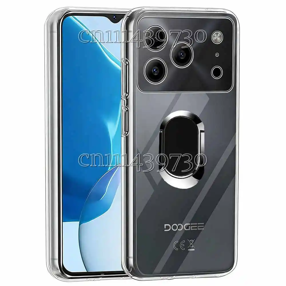Shockproof Ring Holder Case Soft Silicone TPU Bracket Cover For Doogee Note 56 Pro Plus 6.56inch 2025