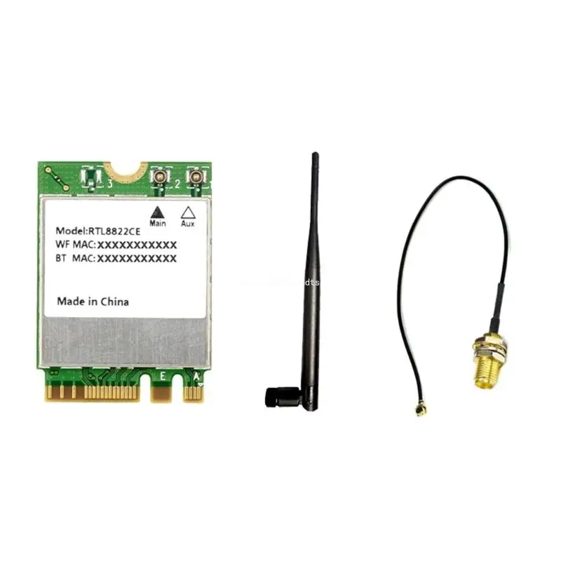 2.4G/5GHz Wireless Networking Card 1200Mbps WiFi 5 Card and BT5.0 for Gamers and Professionals Fast and Stable Dropship