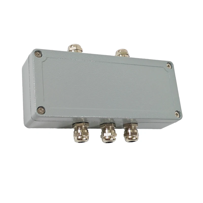 4CH Single Output Aluminum Weight Amplifier, JC-4F Load Cell Transmitter, Convert Sensor Signal to 0-5V,0-10V,4-20mA Analog