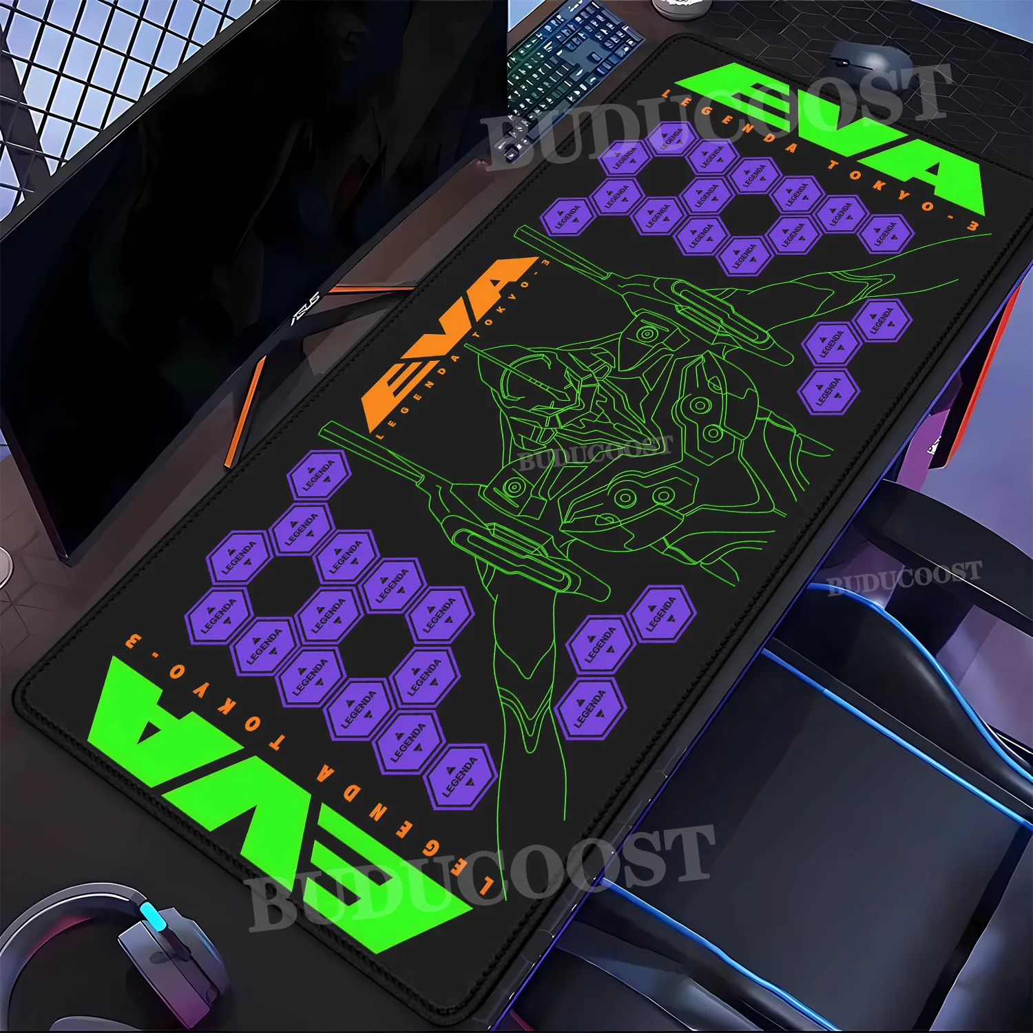 Grand tapis de souris E-E-Evan - Pc Gaming Evangelion avis et prix