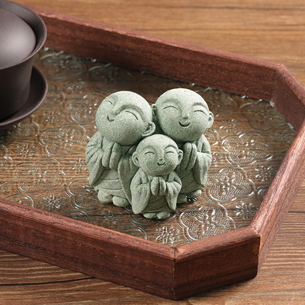 

Premium Stone Maitreya Buddha Decoration Craft Adornment For Office Tea Table Indoor Desktop Statues Ornaments Figurines