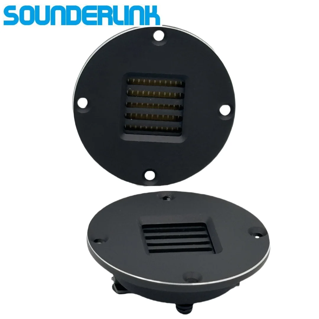 

2-Pack AMT Tweeters, 40KHz Kapton-Aluminum Diaphragm, Neodymium Magnet, Heil Type HiFi High-Resolution Air Motion Horn