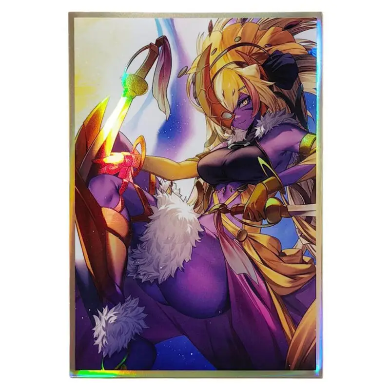 

50pcs/set Yu-Gi-Oh! Lunalight Sabre Dancer VG Flash Card Sleeve Anime Game Collection Card Protective Cover Gift Toy 63x90mm