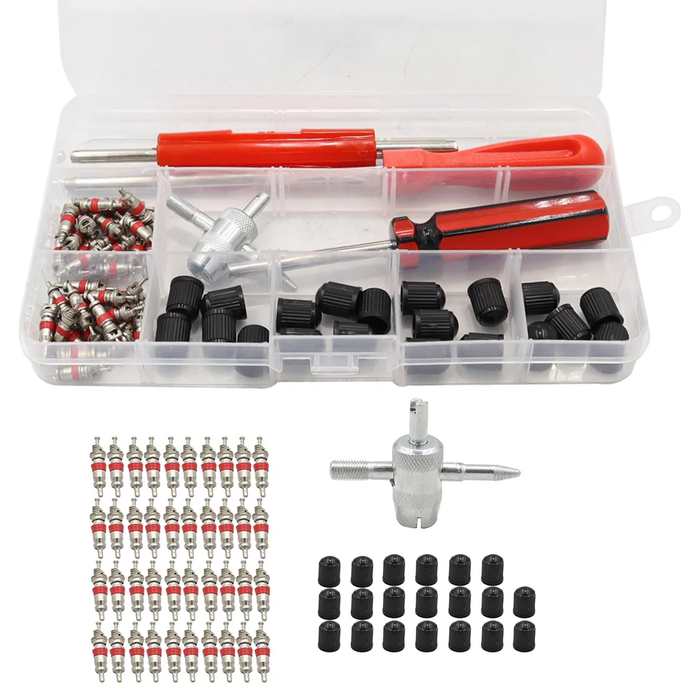 

Tire Valve Core Repair Tools Stem Installation Puller Installer Extenders Caps Removal