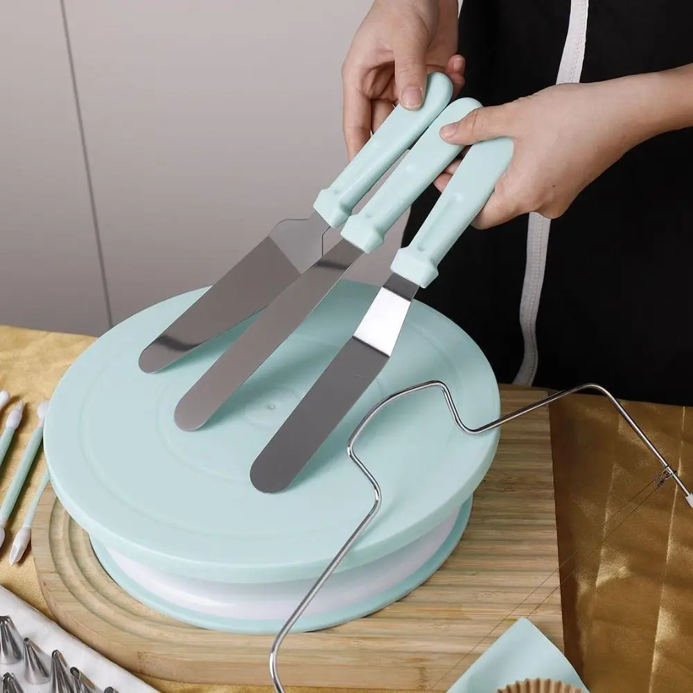 

207Pcs Professional Cake Decorating Tools Kit Multi-functional Easy To Clean Piping Nozzle Piping Bag Set Creative Rust-proof