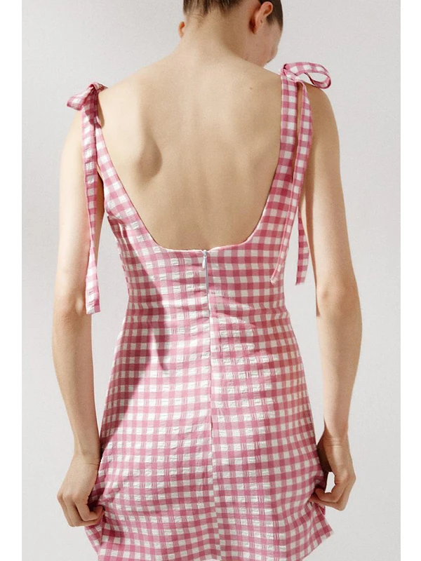 Маленькая квадратная юбка трапециевидной формы с узлом Dr и высокой талией, молния сбоку, открытая посадка, большие размеры, летнее платье