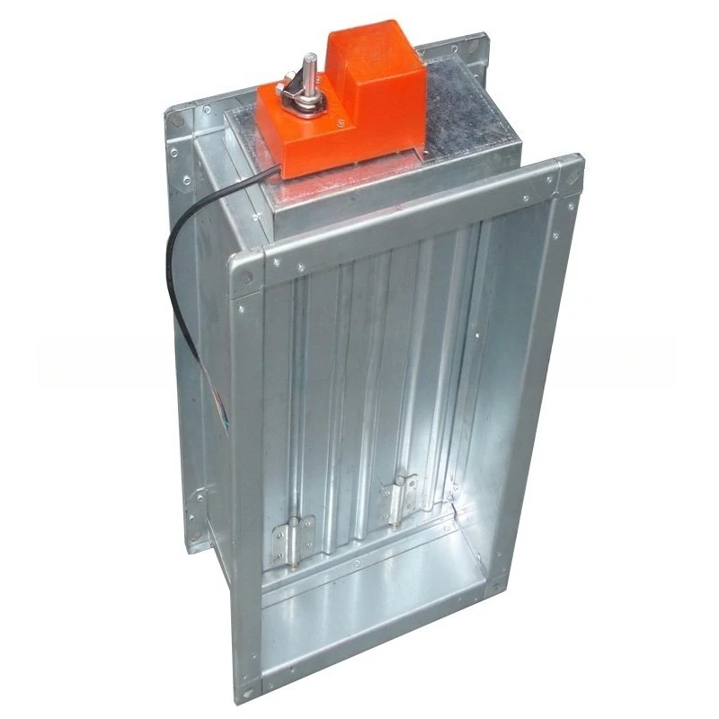 Supply electric air valve, galvanized electric air valve stainless steel round air volume control valve