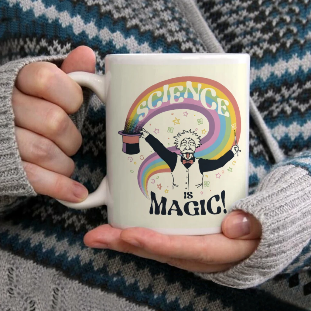 

Science is Magic by Tobe FonsecaCoffee Mug Tea Cup 11oz Coffee Cup Funny Birthday Ceramic Mug Personalized Cup