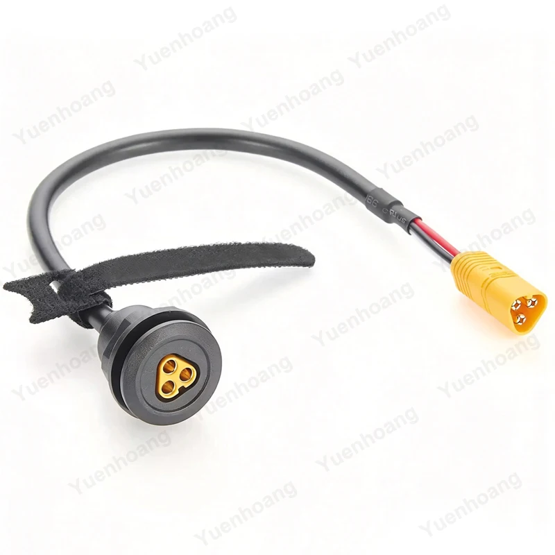 1PCS MT60 Female to Male Panel Mount Extension Cable 3-Core Power Connection Wire for Battery Extension / High-Power Equipment