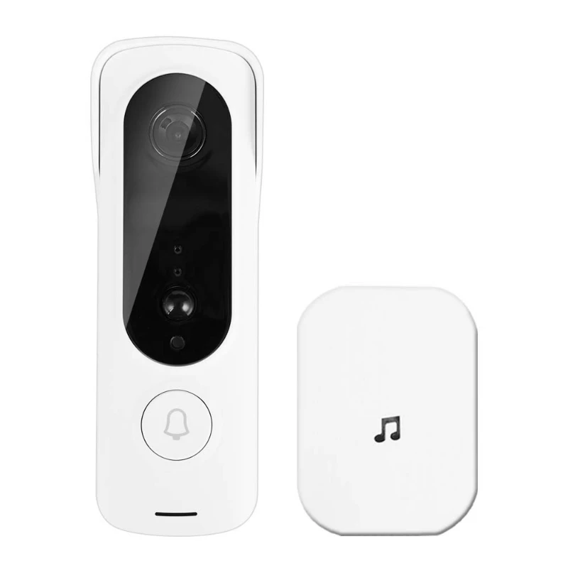 

Smart Doorbell Camera Door Phone Video Doorbell Wifi Wireless Door bell With AC DC Power Connecting Power