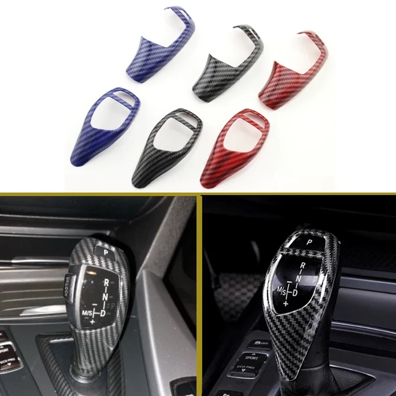 For BMW F30 F10 F15 F07 F20 F21 F34 F35 3GT 5GT Gear shift patch handball shift lever decorative glitter car accesorios